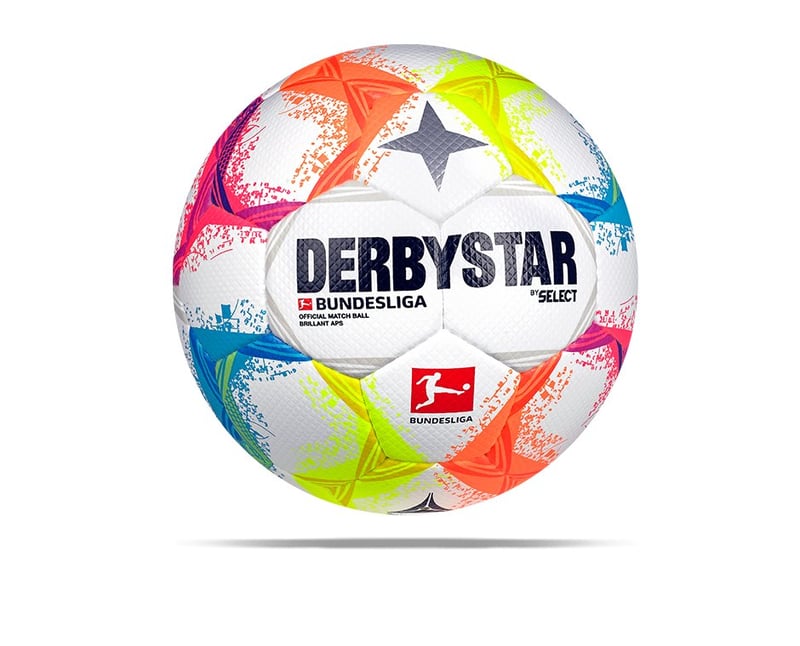 Derbystar Bundesliga Brillant APS v22 Spielball 2022/2023 Weiss F022 - weiss