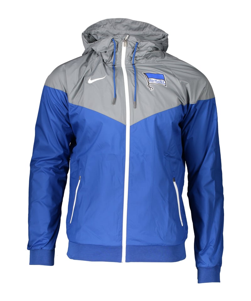 NIKE Hertha BSC Berlin Woven Windrunner Jacket (485) in Blau NIKE Hertha BSC Berlin Woven Windrunner Jacket (485) in Blau