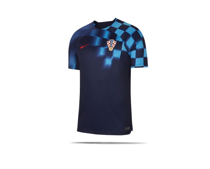 Nike Kroatien Trikot Away WM 2022 Blau (498), Fanartikel, Fanshop