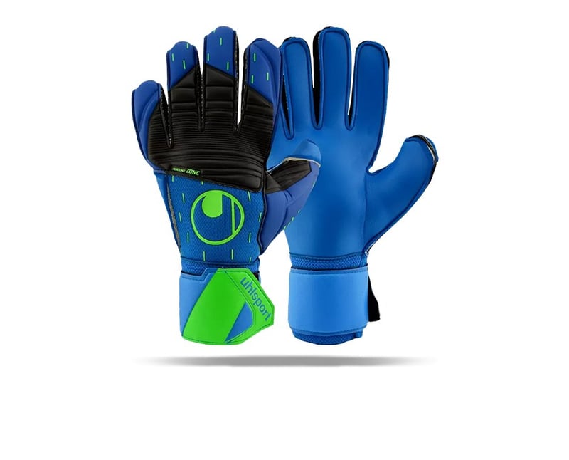 Aquasoft | (001) Ausrüstung Uhlsport TW-Handschuhe | Schwarz Blau Equipment