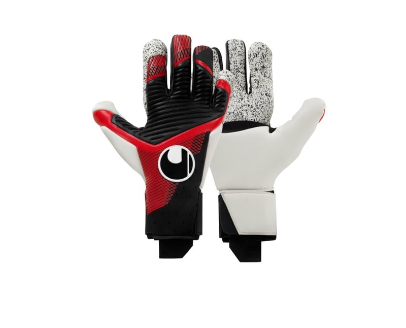 Uhlsport Powerline Supergrip+ Flex HN TW-Handschuhe Schwarz Rot F01 |  Equipment | Handschuhe
