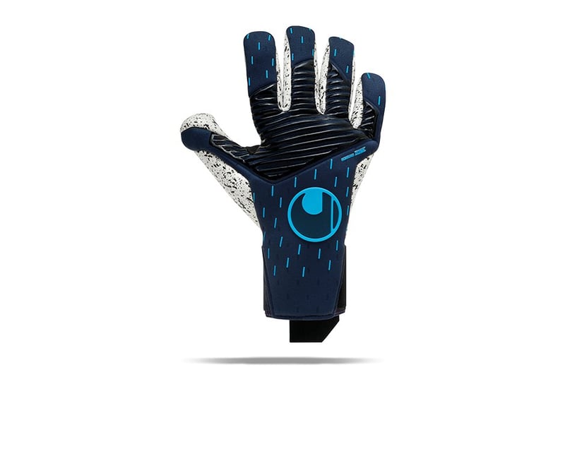 | TW-Handschuhe Speed Finger Contact Blau Uhlsport Surround Supergrip+ Schwarz Equipment (001)