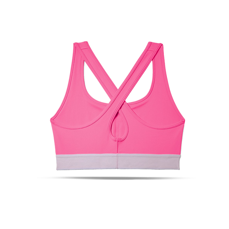 UNDER ARMOUR Mid Crossback Bra Sport-BH Damen (641) in Pink