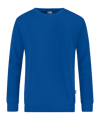 JAKO Organic Sweatshirt Blau (400)