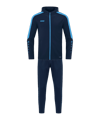 JAKO Power mit Kapuze Trainingsanzug Damen Blau F910
