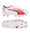 PUMA ULTRA Play FG/AG Breakthrough Jr Kids Weiss Rot F01