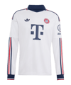 adidas FC Bayern München Trikot Langarm Away 2026/2027 Weiß - weiss