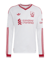 adidas FC Liverpool Authentic Trikot Langarm Away 2026/2027 Weiß - weiss
