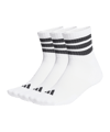 adidas Mid Cut 3er Pack Socken Weiß - weiss