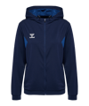 Hummel AUTHENTIC PL Kapuzenjacke Damen Blau F7026