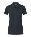 JAKO Organic Stretch Polo Shirt Damen Grau (830) - grau