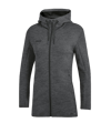 JAKO Premium Basics Kapuzenjacke Damen (021) - grau