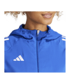 adidas Tiro 24 Windbreaker Damen Blau Weiss - blau
