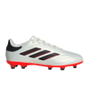 adidas COPA Pure 2 League FG Solar Energy Kids Weiss Schwarz Rot - weiss