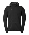 uhlsport Essential Kapuzenjacke Kids Schwarz F01