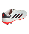 adidas COPA Pure 2 League FG Solar Energy Kids Weiss Schwarz Rot - weiss