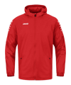 JAKO Team 2.0 Allwetterjacke Rot (100)