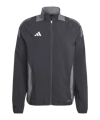 adidas Tiro 24 Competition Präsentationsjacke Schwarz Grau
