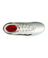 adidas COPA Pure 2 League FG Solar Energy Kids Weiss Schwarz Rot - weiss