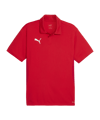 PUMA teamGOAL Poloshirt Rot F01