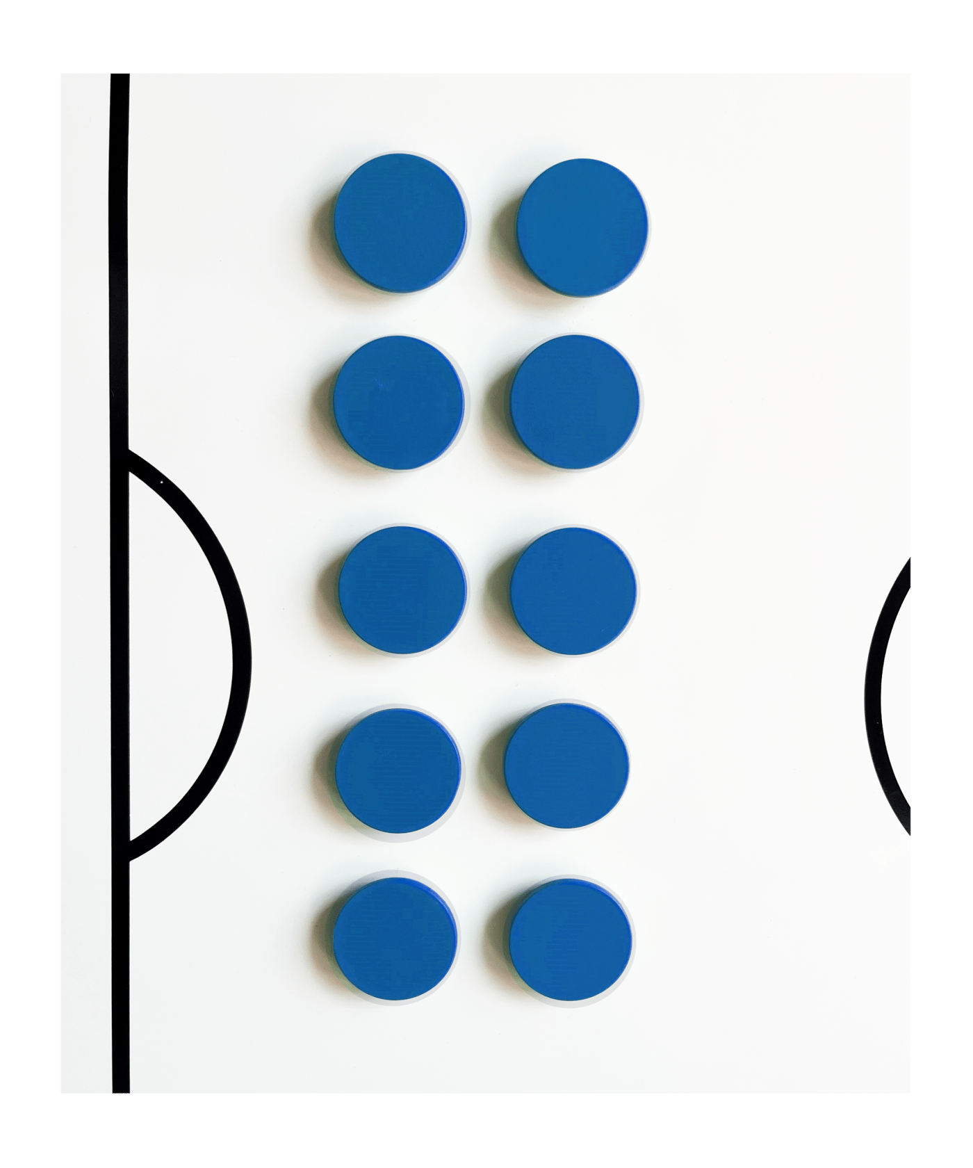 Cawila PRO Rundmagnet 10er Set 30mm Blau - blau