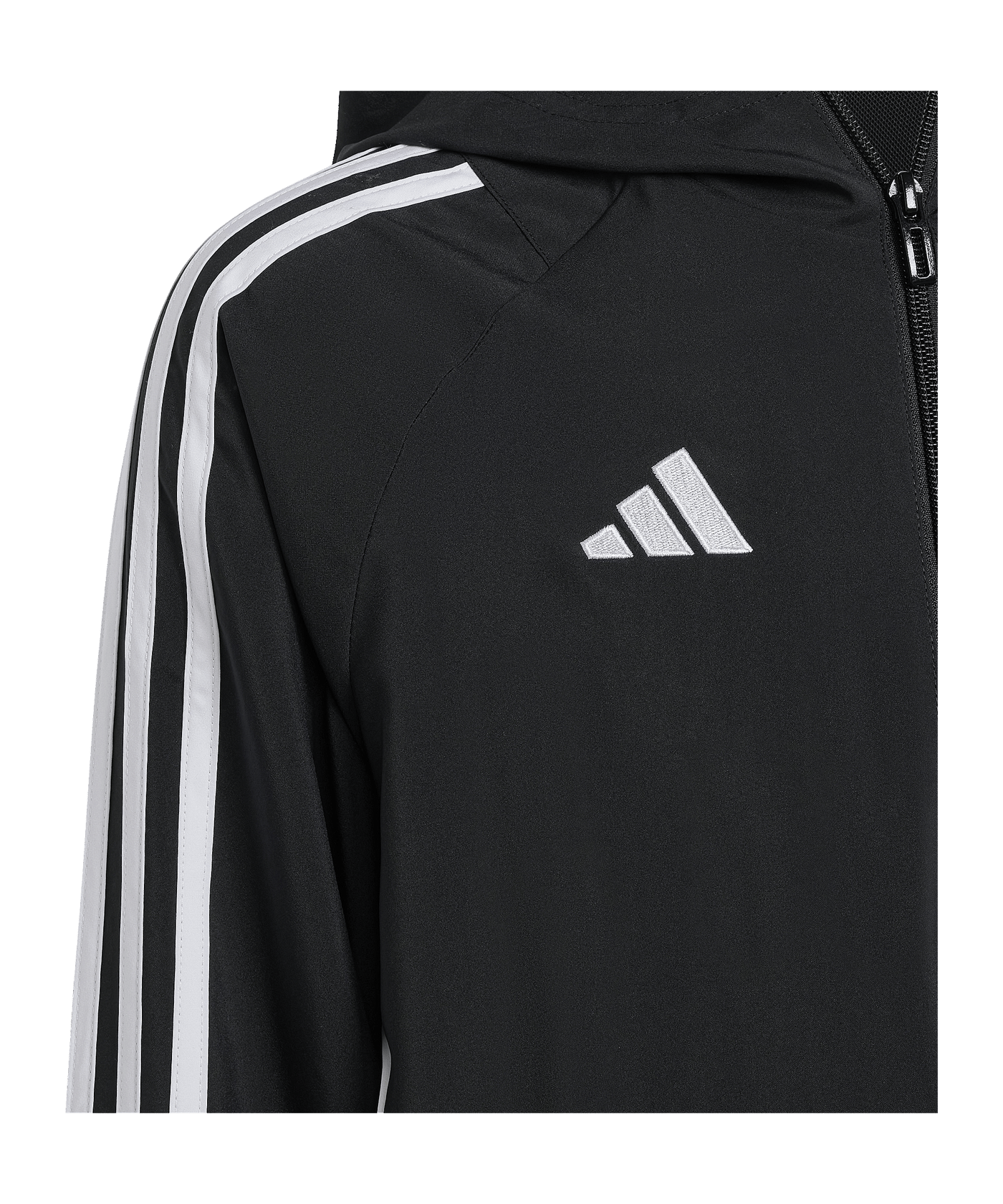 adidas Tiro 24 Windbreaker Kids Schwarz Weiss - schwarz