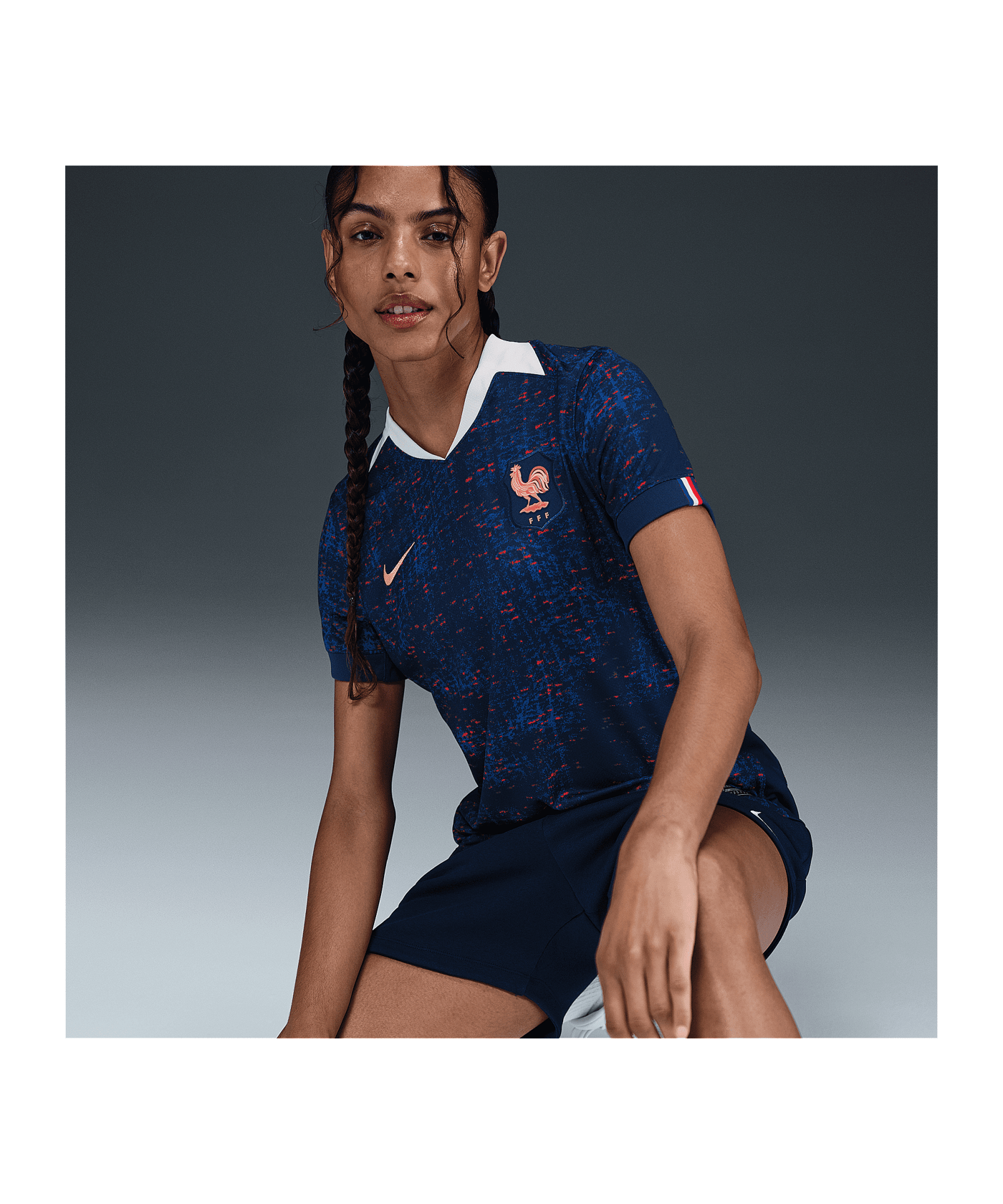 Nike France Trikot Home 2025 Damen Blau F492 - blau