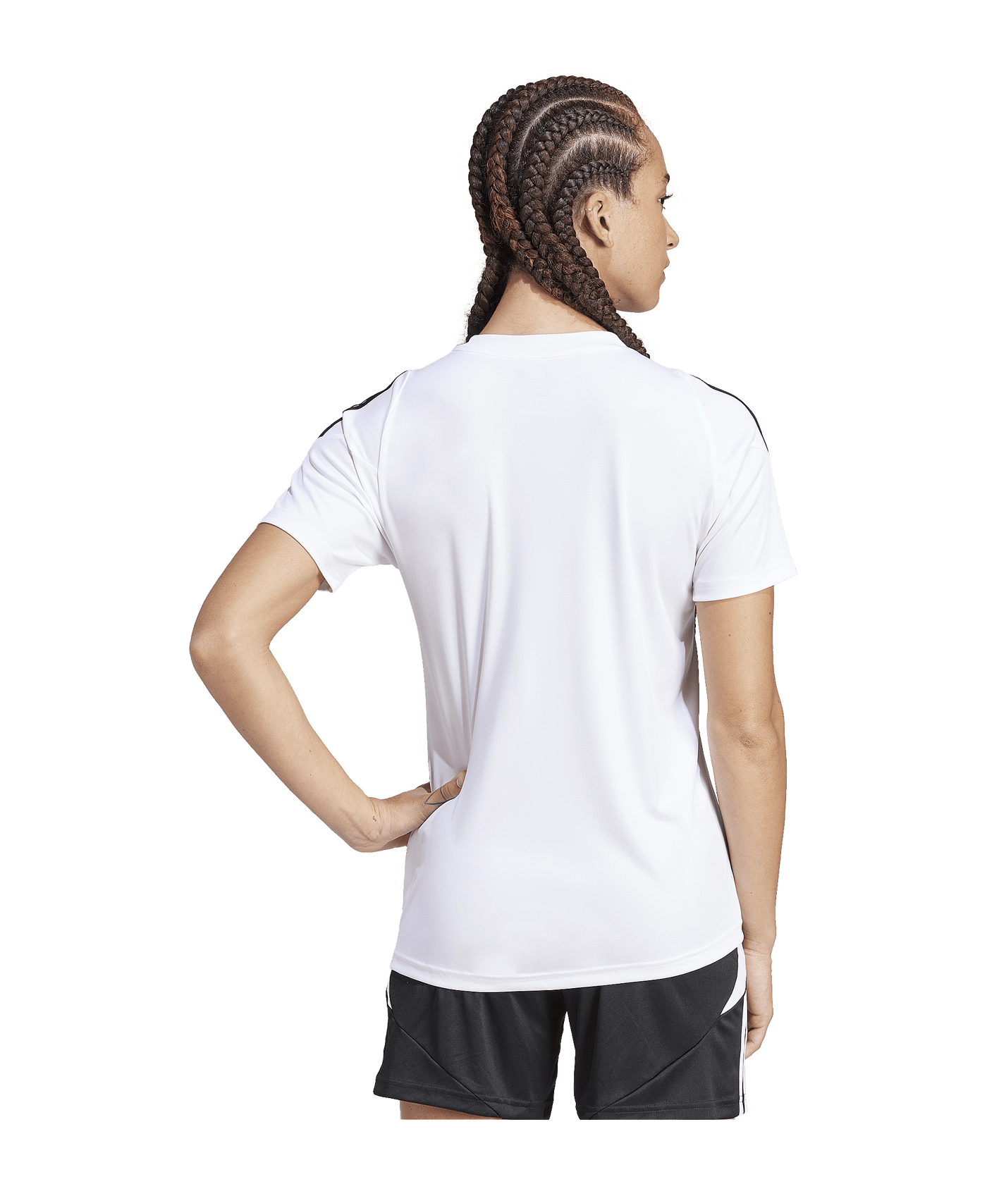 adidas Tiro 24 Trikot Damen Weiss Schwarz - weiss