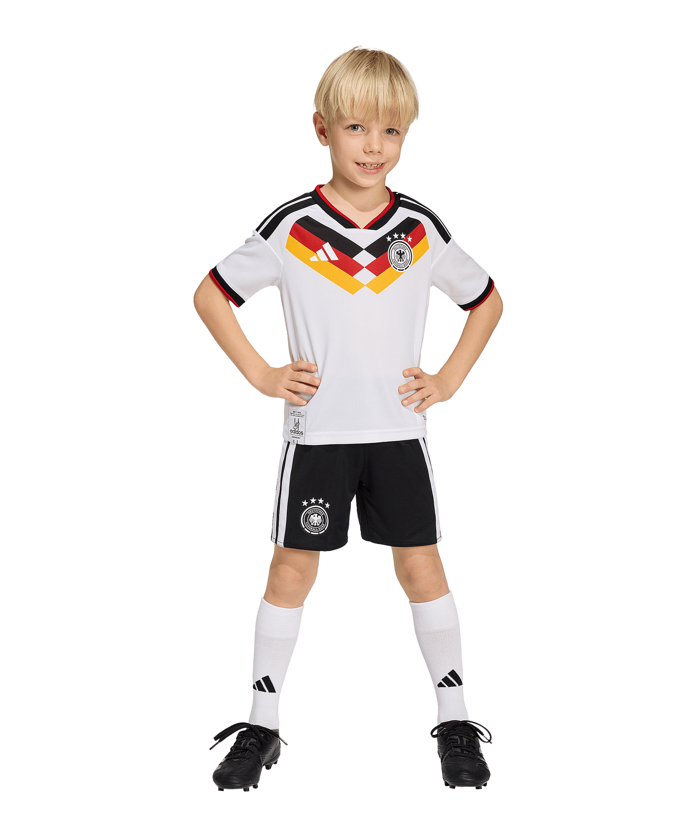 adidas DFB Deutschland Trikot Set Home WM 2026 Kids Weiß - weiss