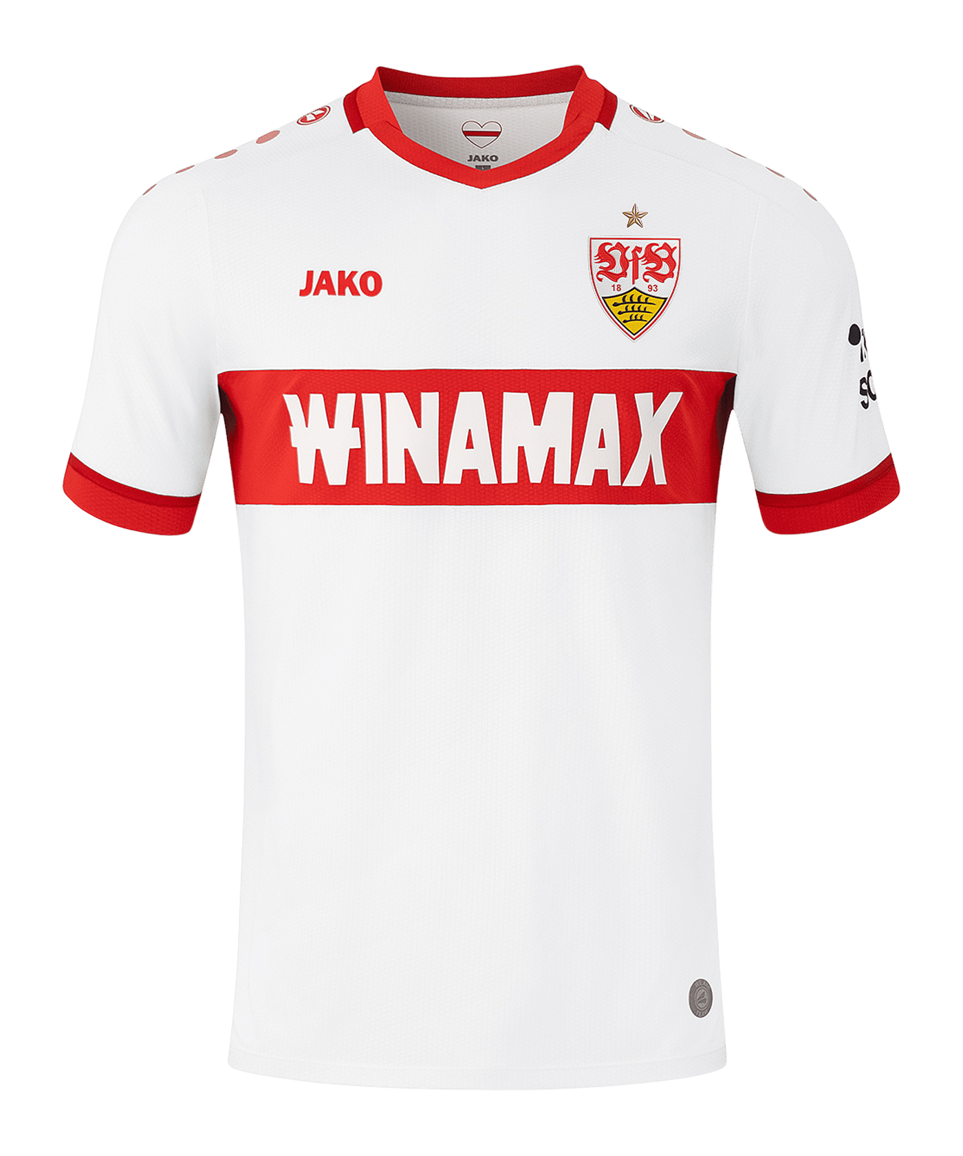 JAKO VfB Stuttgart Trikot Home 2024/2025 Weiss F000 - weiss