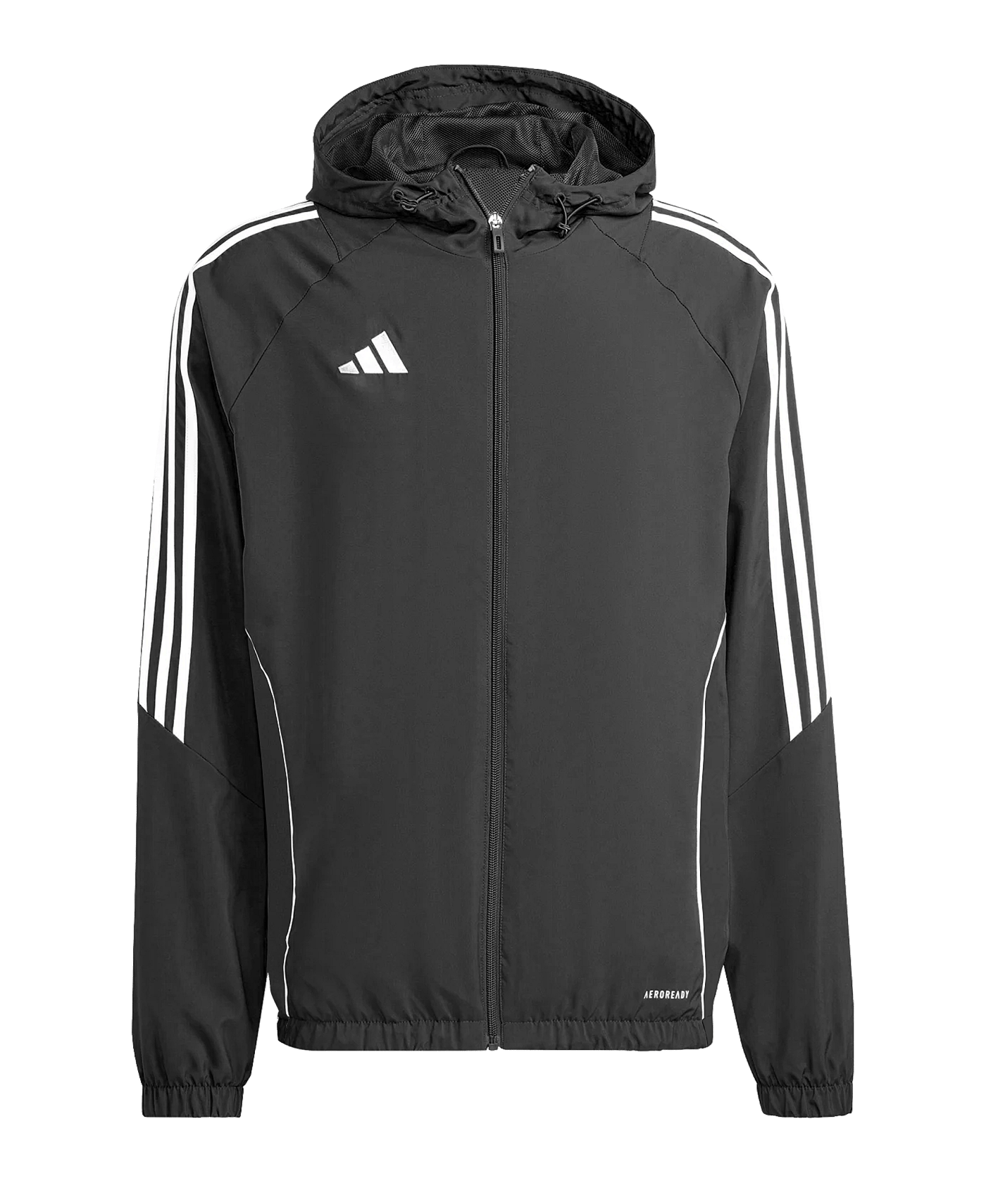 adidas Tiro 24 Windbreaker Kids Schwarz Weiss - schwarz