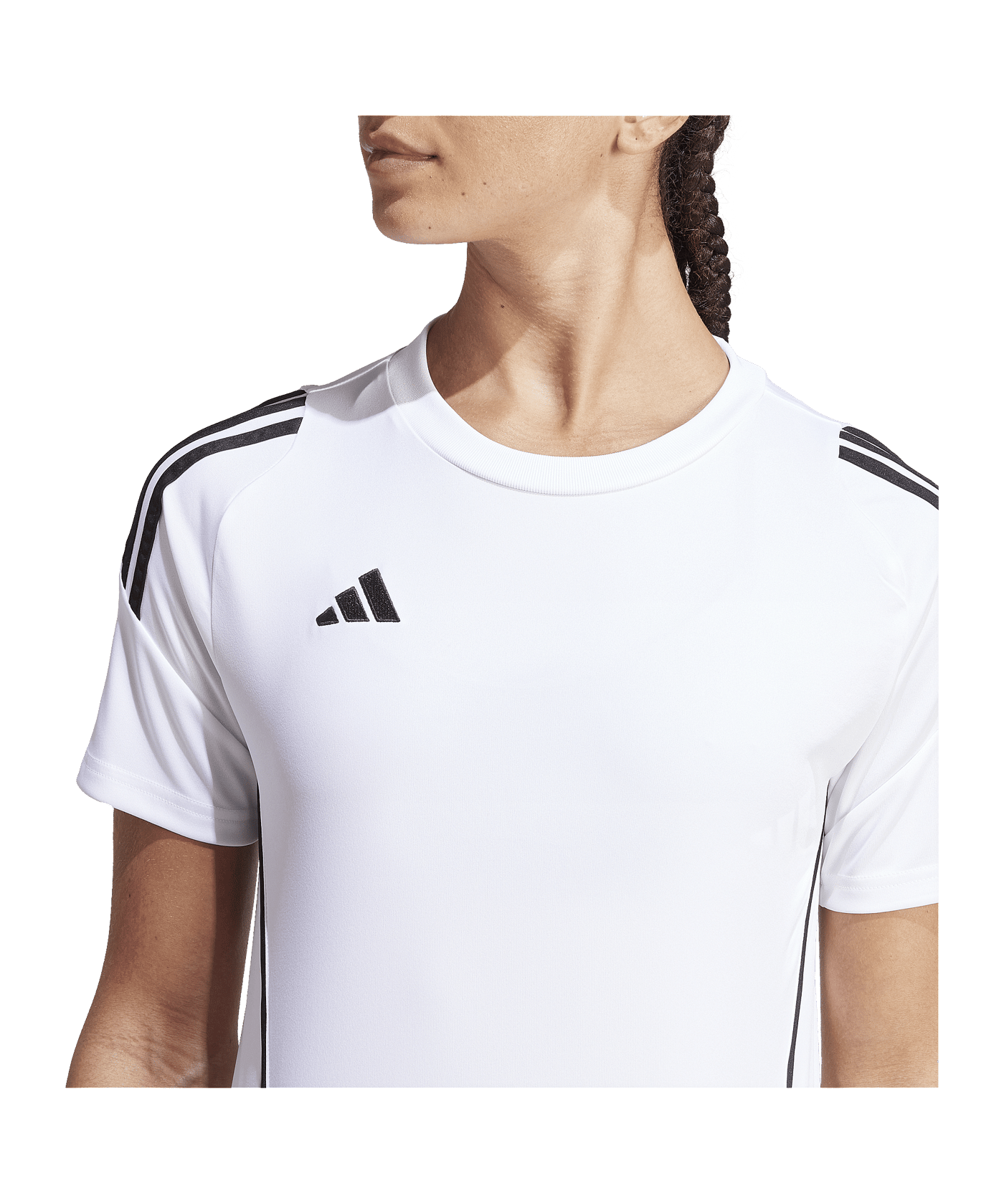 adidas Tiro 24 Trikot Damen Weiss Schwarz - weiss