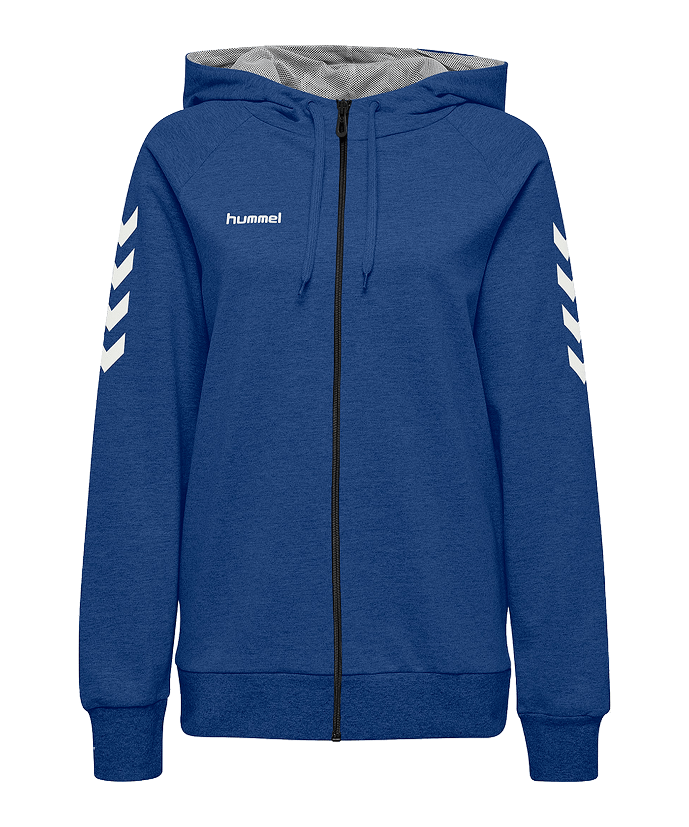 Hummel Cotton Kapuzenjacke Damen Blau F7045 - blau
