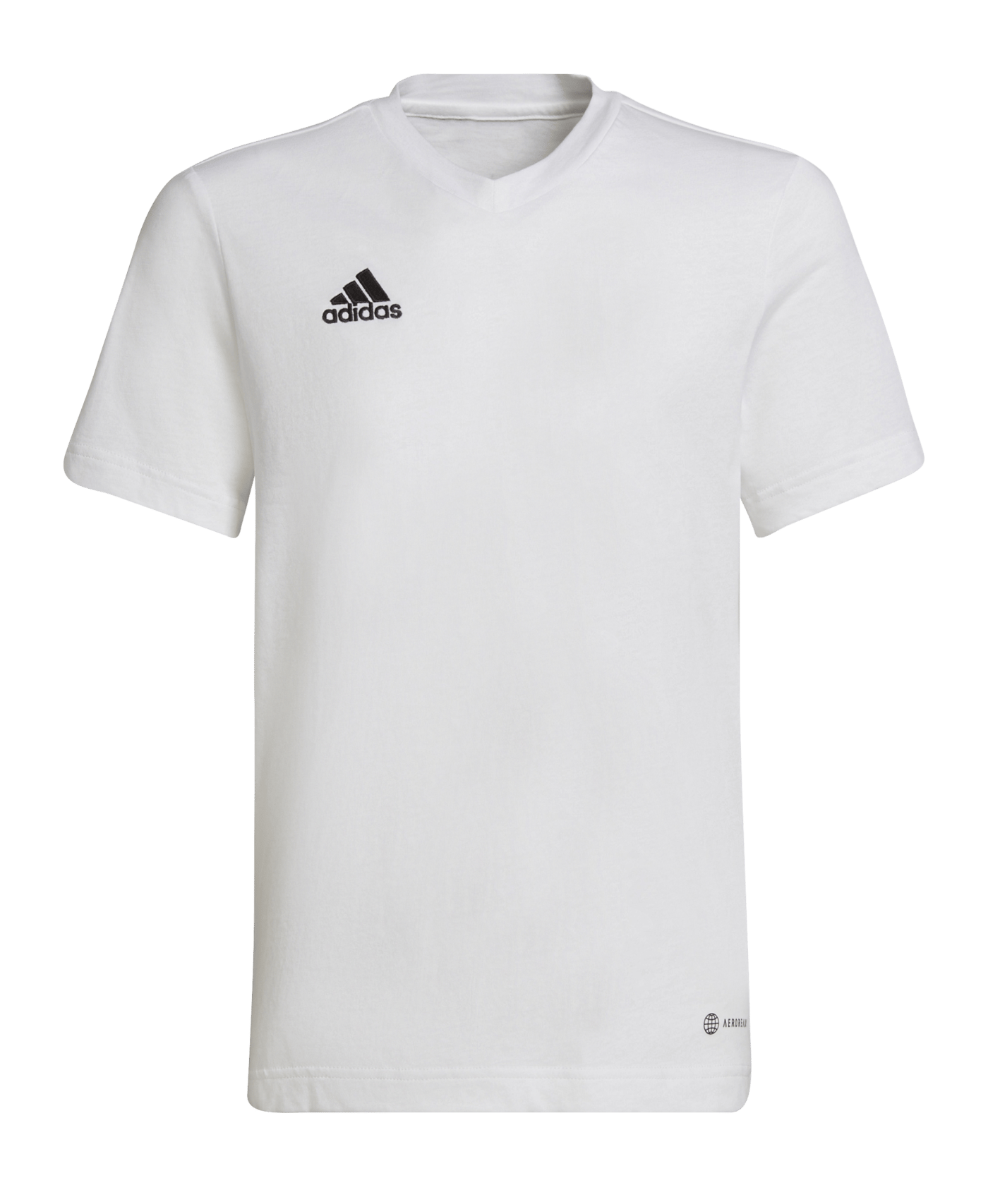 adidas Entrada 22 T-Shirt Kids Weiss (HC0447) - weiss