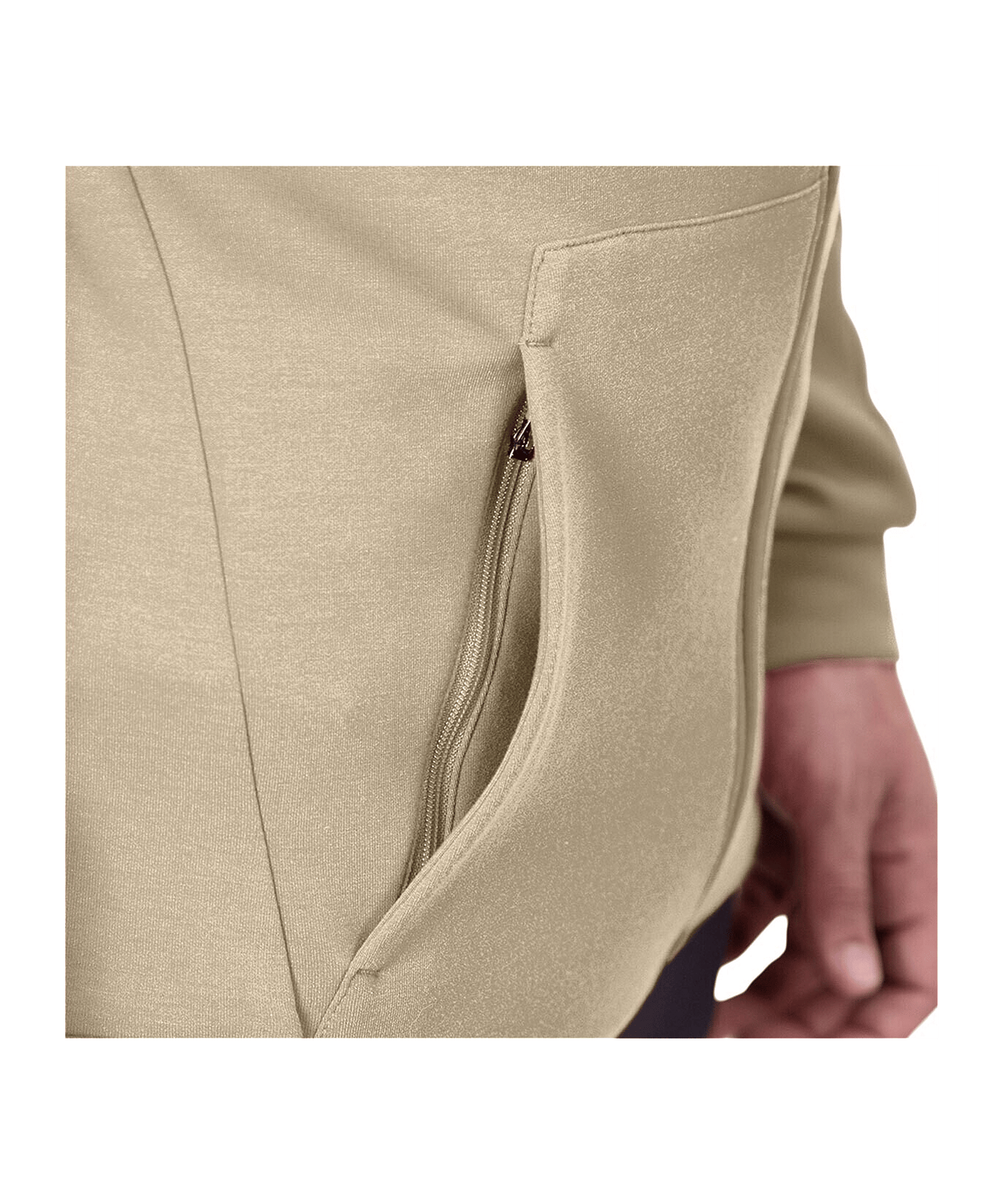 JAKO Pro Casual Jacke Beige F385 - beige