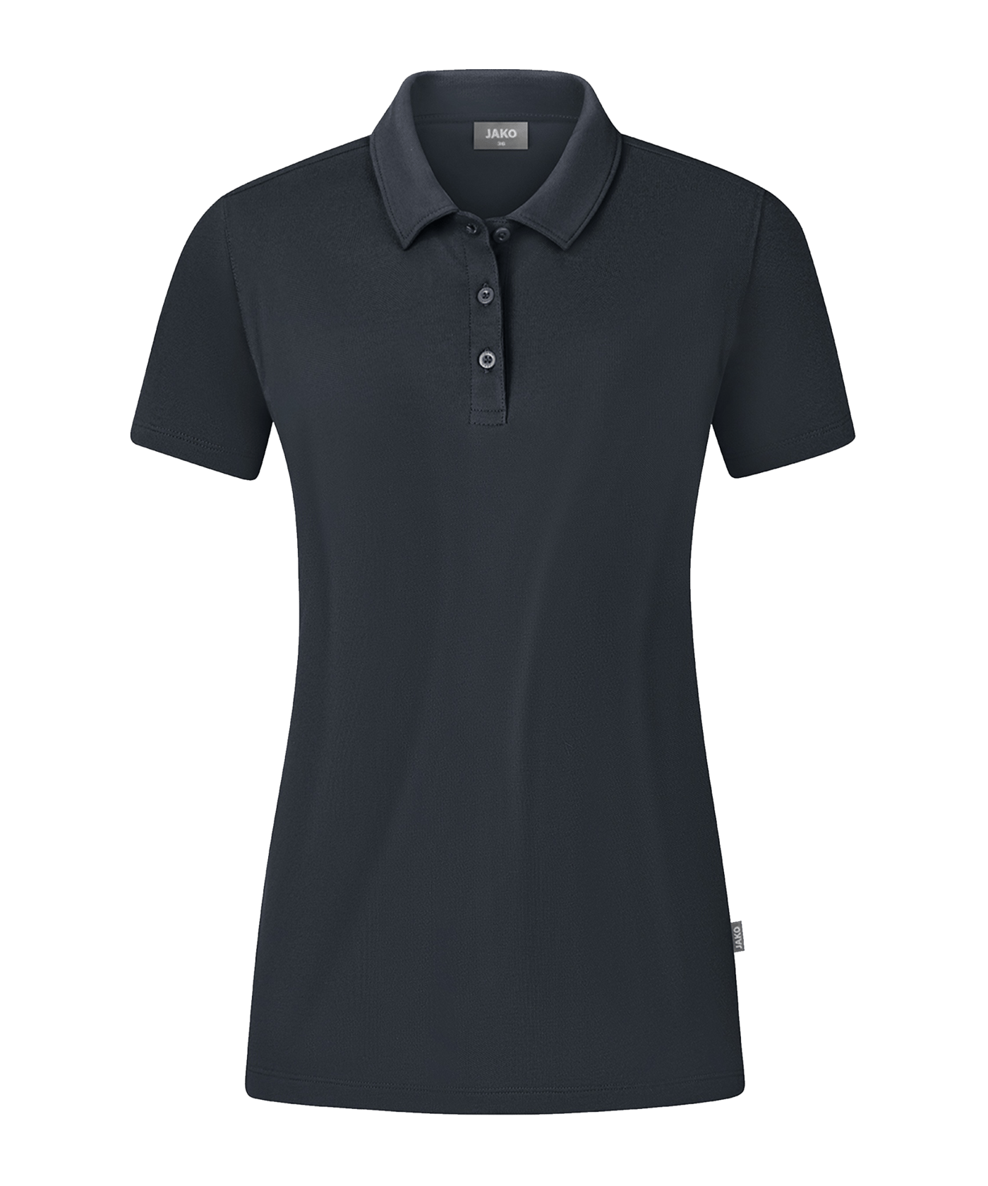 JAKO Organic Stretch Polo Shirt Damen Grau (830) - grau