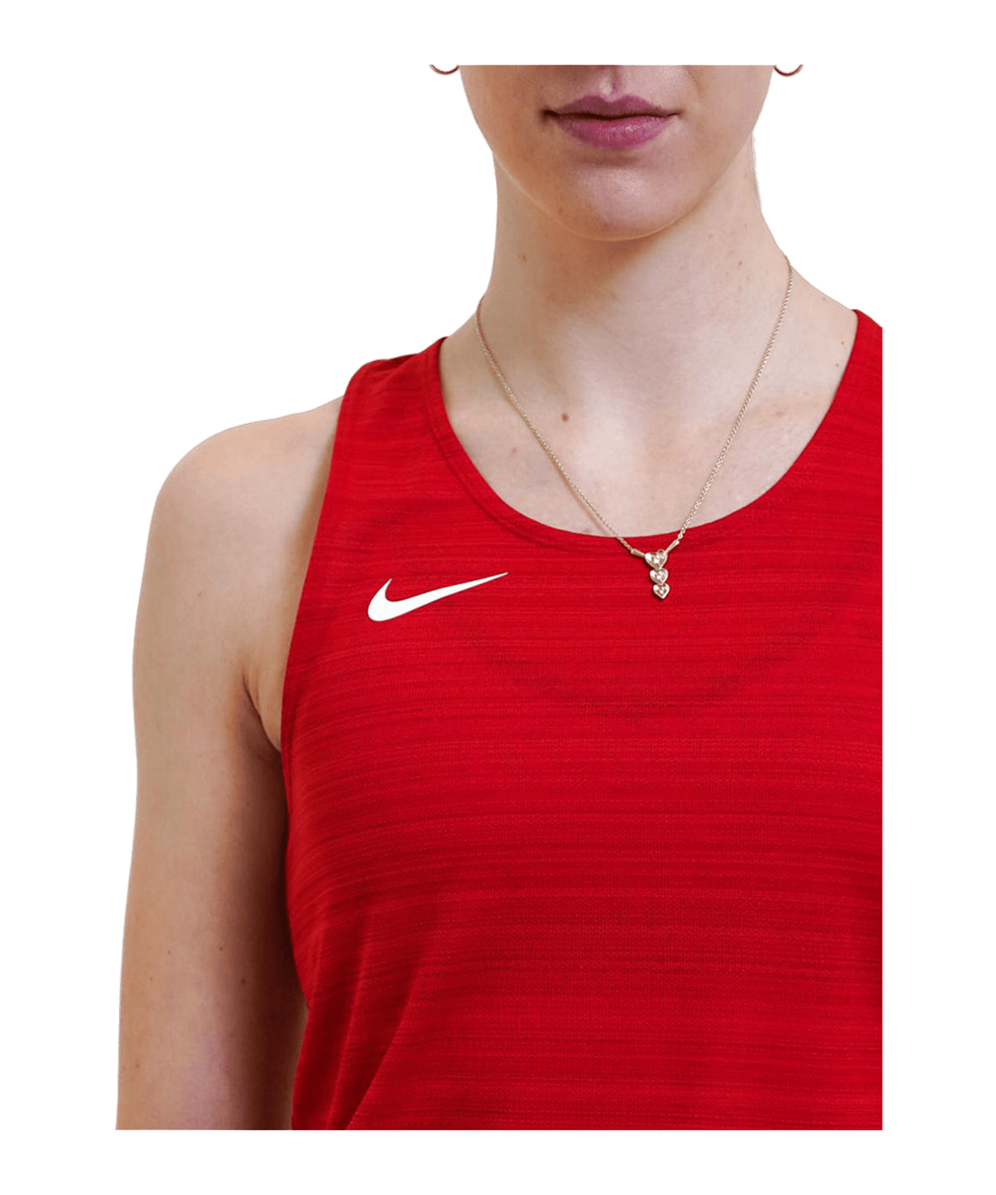 Nike Dry Cool Miler Tank Top Running Damen F657 - rot