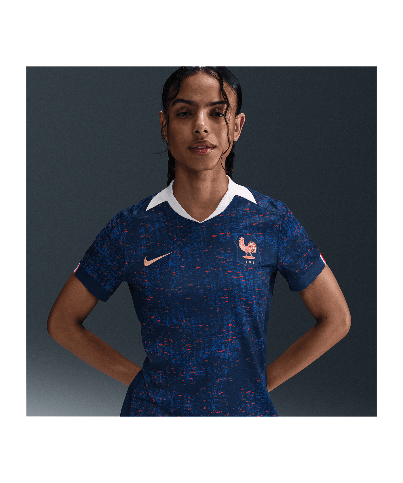 Nike France Trikot Home 2025 Damen Blau F492 - blau
