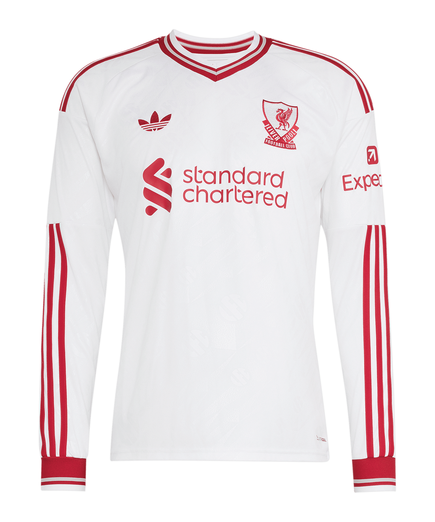 adidas FC Liverpool Trikot Langarm Away 2026/2027 Weiß - weiss