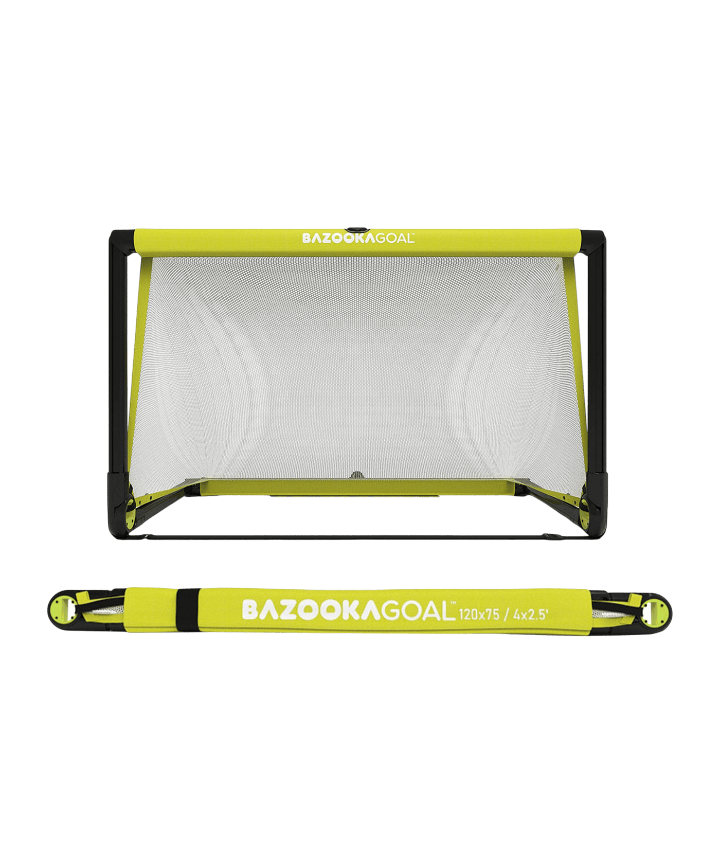 BAZOOKAGOAL CLASSIC PVC | 120x75cm | Gelb Weiß - gelb