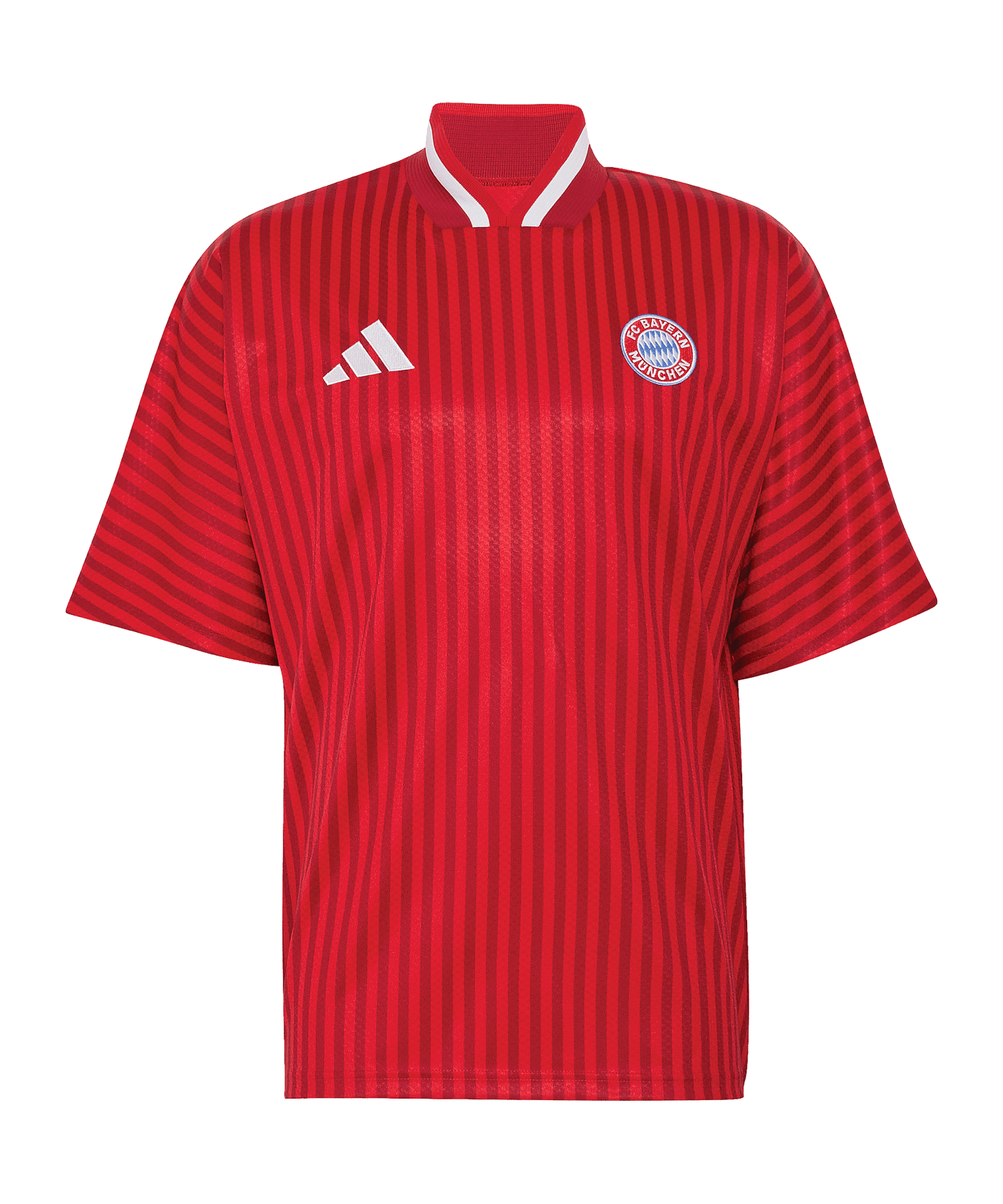 adidas FC Bayern München Stadium Trikot Rot - rot