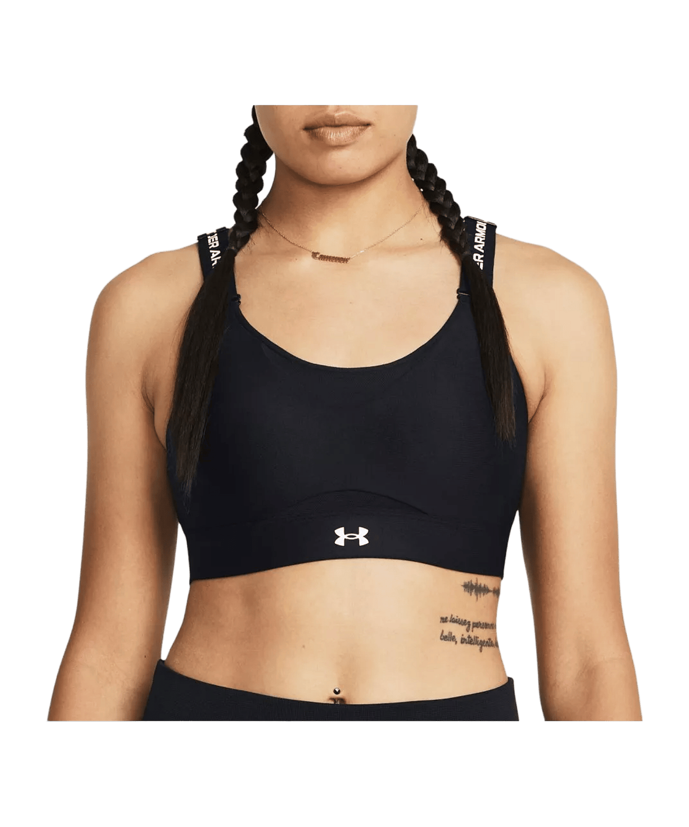 Under Armour Infinity High 2.0 Sport-BH Damen Schwarz F001 - schwarz