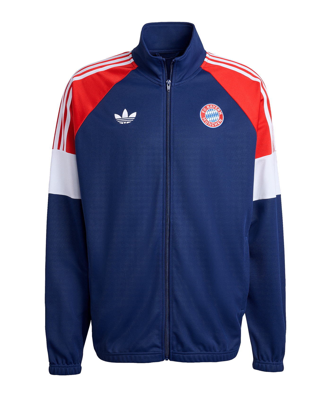 adidas FC Bayern München Lfstlr Track Jacke Blau - blau