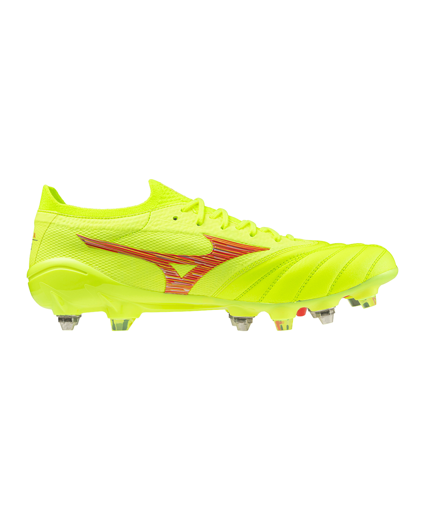 Mizuno Morelia Neo IV Alpha Made in Japan Mix Dyna Gelb Rot Gelb F45 - gelb