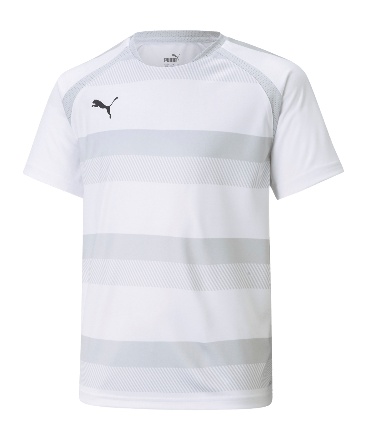 PUMA teamVISION Trikot Kids Weiss Grau (004) - weiss