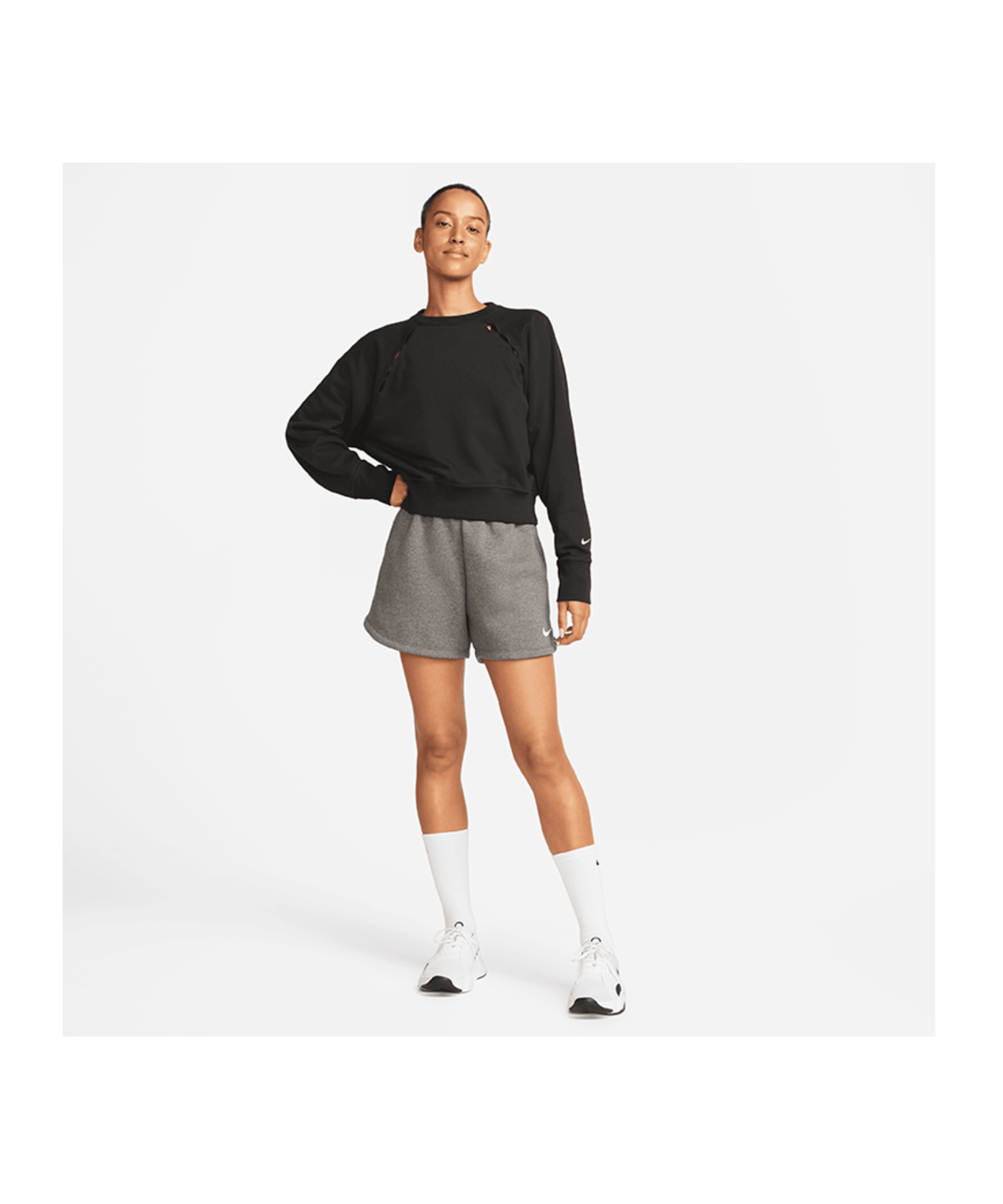 NIKE Park 20 Fleece Shorts Damen (071) - grau