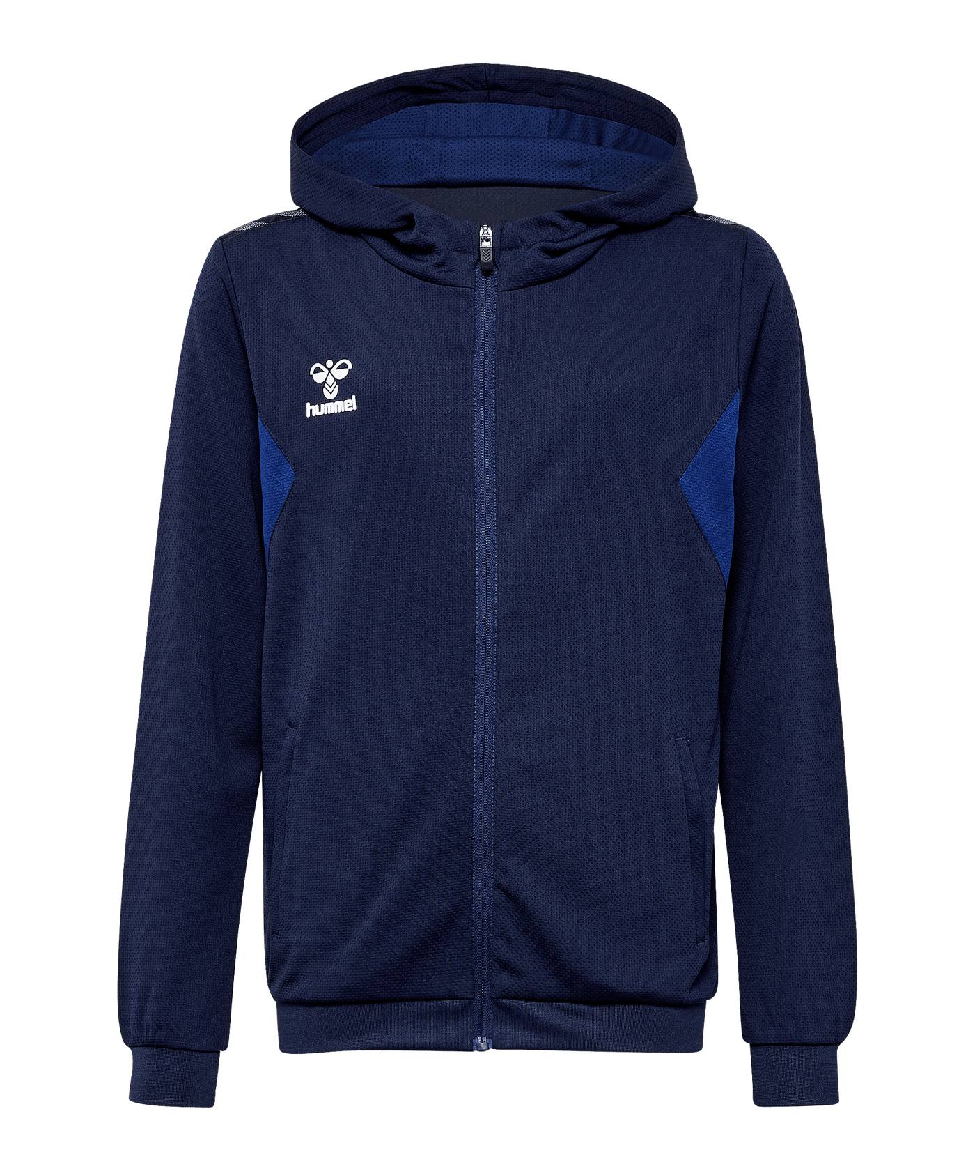 Hummel AUTHENTIC PL Kapuzenjacke Kids Blau F7026 - blau