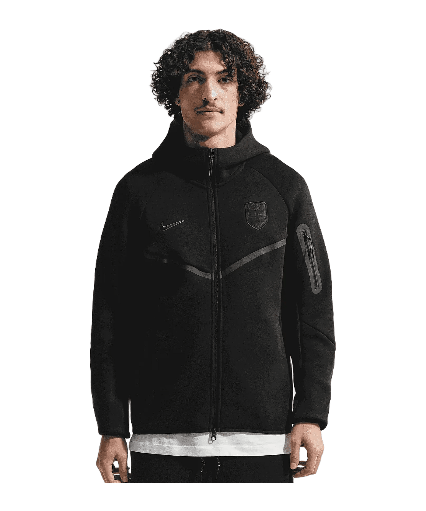 Nike NFF Norwegen Fleece Jacke Schwarz F010 - schwarz