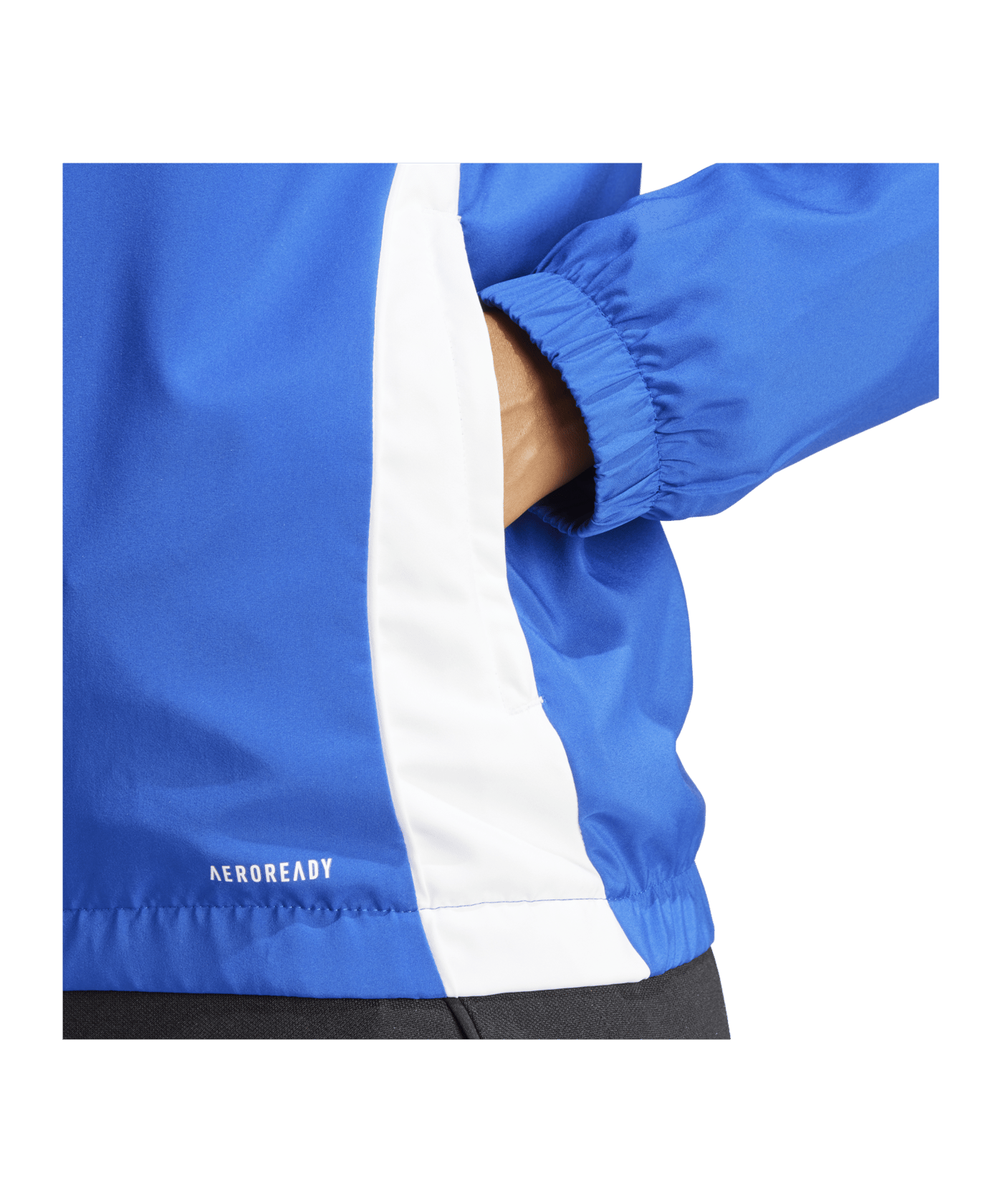 adidas Tiro 24 Windbreaker Damen Blau Weiss - blau