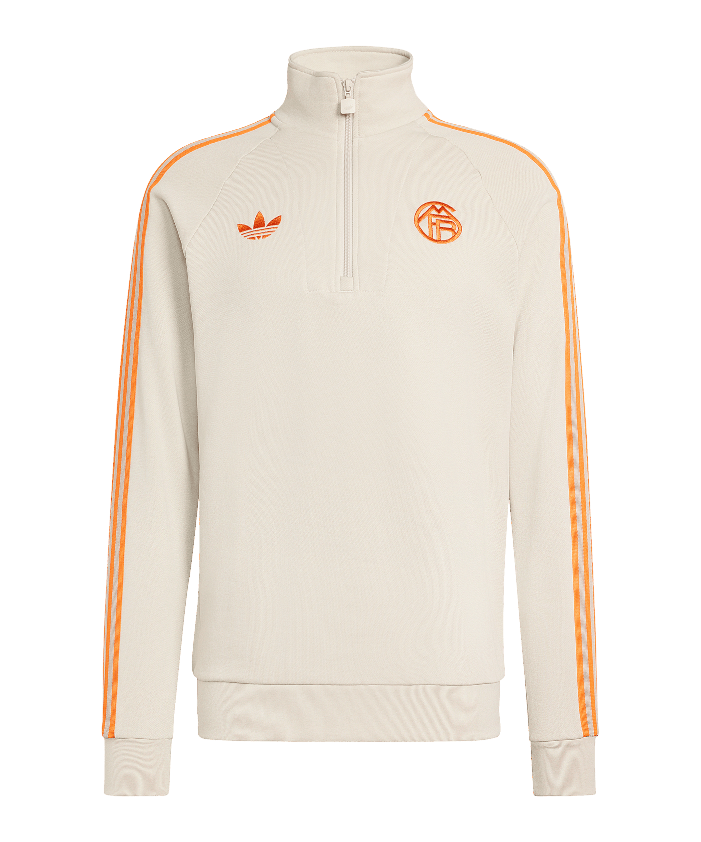 adidas FC Bayern München Originals Zip Top Beige - beige